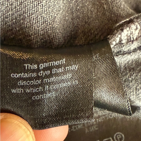 Free People We the Free Black Marci Denim Jumpsuit, size Large - Picture 11 of 13